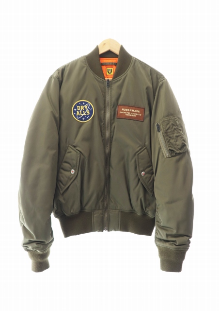ヒューマンメイド HUMAN MADE 22AW MA-1 Olive Drab 中綿 ジャケット 