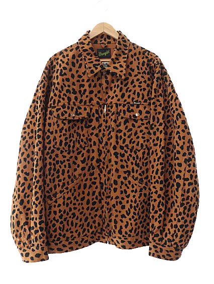 ワコマリア WACKO MARIA ×Wrangler ラングラー 21AW Leopard Zip Up  