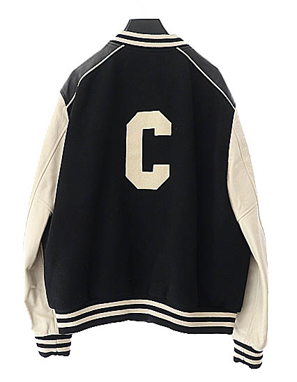 セリーヌ CELINE Cパッチ ロゴ クラシック テディジャケット 