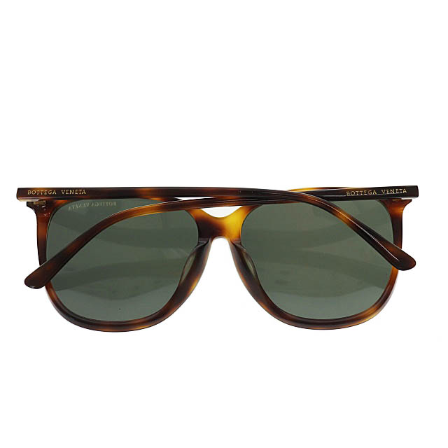 ボッテガヴェネタ BOTTEGA VENETA ロゴ刻印 べっ甲柄 スクエア  