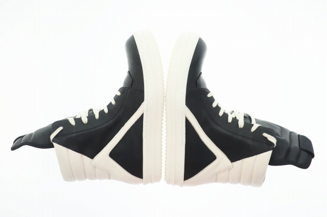 リックオウエンス Rick Owens GEO BASKET BLACK/MILK ジオ