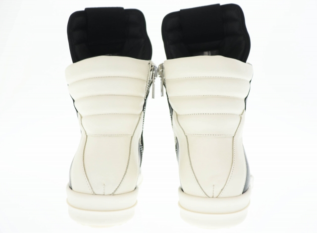 正規品 Rick Owens ジオバスケット “Dust × Milk” 43 リックオウエンス Rick Owens GEO BASKET BLACK/MILK ジオ
