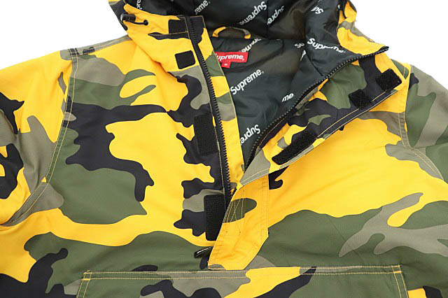シュプリーム SUPREME 17AW Hooded Logo Half Zip Pullover フーデッド 