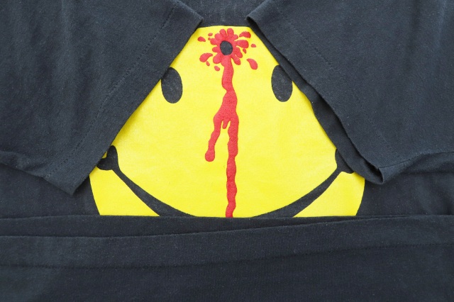 ヴィンテージ VINTAGE 80s GUN SHOT SMILE TEE SCREEN STARS BODY ぶち 
