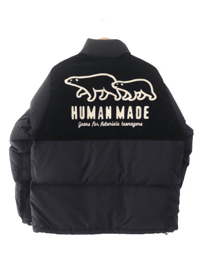 ヒューマンメイド HUMAN MADE 23AW DOWN JACKET ロゴ 刺繍 