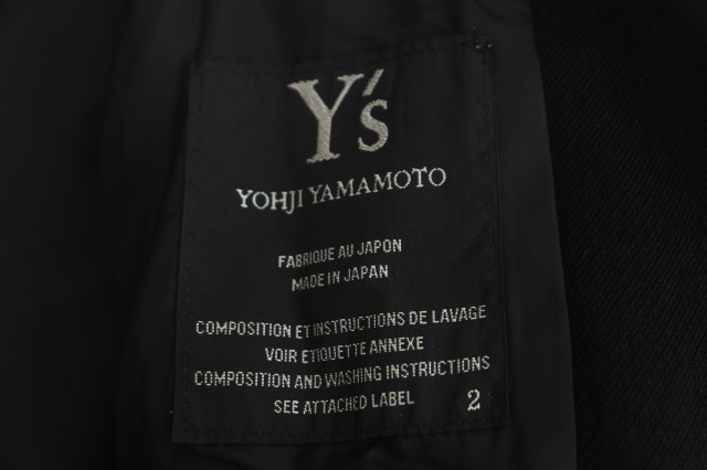 Y's ワイズ コート ドルマンスリーブコート　ヨウジヤマモト PRE-FALL 2022 | Yohji Yamamoto (ヨウジヤマモト) Official Site
