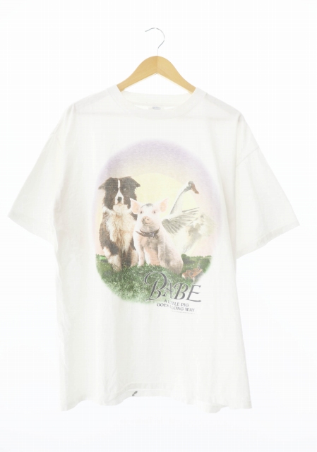 ヴィンテージ VINTAGE 90s 1995 BABE A LITTLE PIG GOES A LONG WAY 