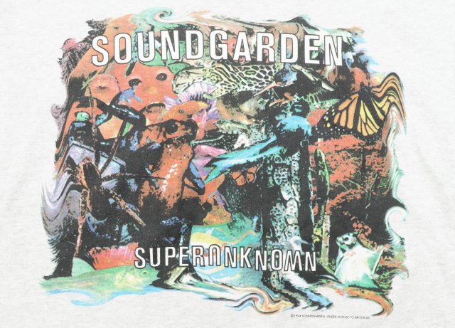 激レア soundgarden サウンドガーデン 1994年製ヴィンテージ ヴィンテージ VINTAGE 90s 1994 SOUNDGARDEN SUPERUNKNOWN Anvil