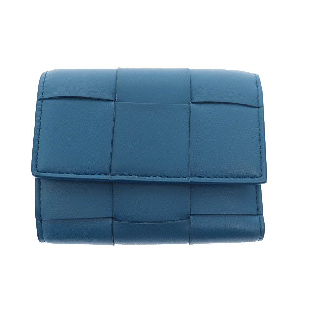 ボッテガヴェネタ BOTTEGA VENETA カセット コンパクト ウォレット 三  