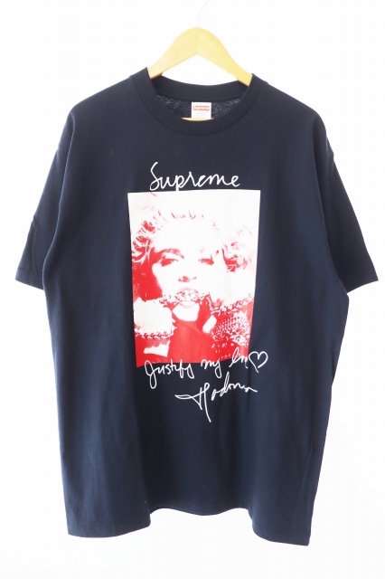 【在庫処分】 SUPREME シュプリーム 18AW 半袖 プリント マドンナ Tee Madonna トップス