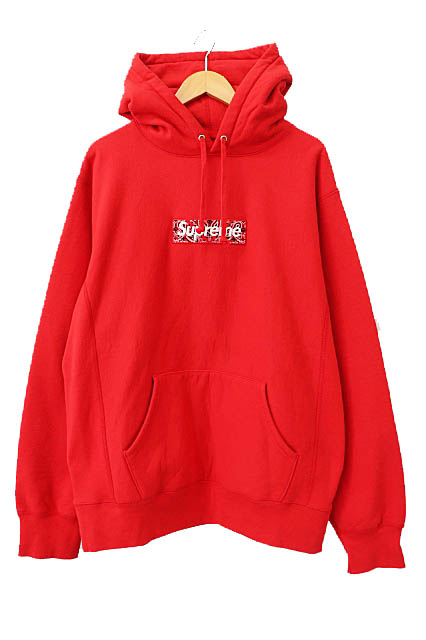 Bandana Box Logo Hooded Sweat/supreme