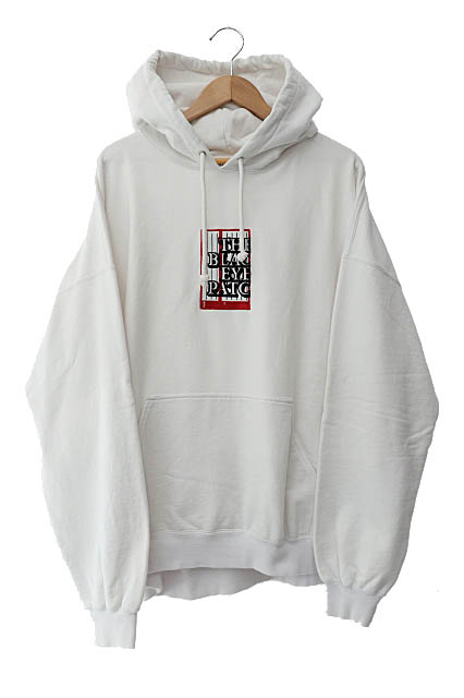 ブラックアイパッチ THE BLACK EYE PATCH LABEL HOODIE ロゴ 刺繍  