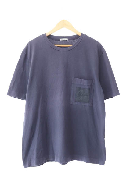 STONE ISLAND 刺繍Tシャツ L 20AW STONE ISLAND ロンT イエロー L