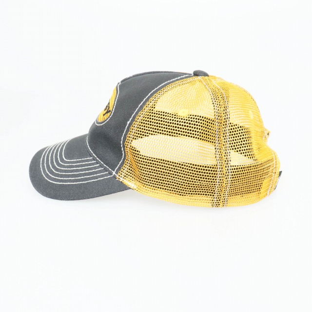 ステューシー STUSSY 24SS LOW PRO TRUCKER CUT-OUT LEATHER SNAPBACK 
