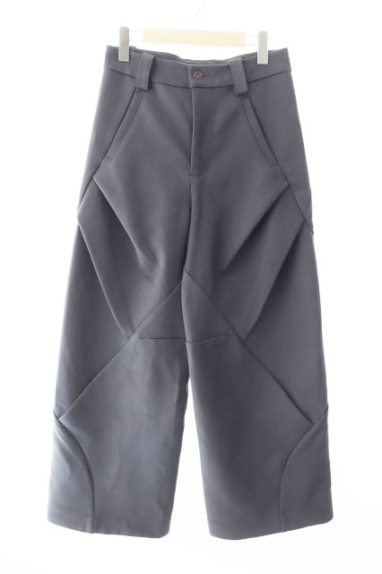 baovicto ワイドプリーツパンツ BAOVICTO*日本未入荷*プリーツデザイン ワイドパンツ (BAOVICTO