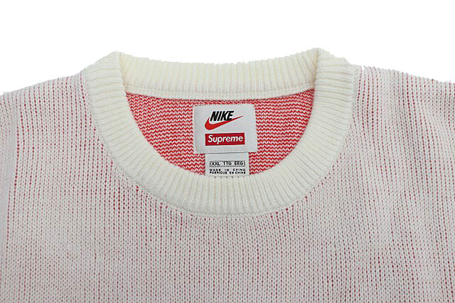 シュプリーム SUPREME ×NIKE ナイキ 19SS Swoosh Sweater スウォッシュ