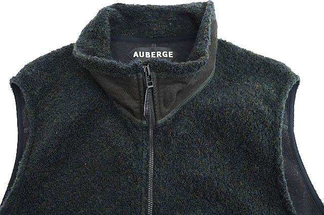 AUBERGE / BIBURY フリース ベスト AUBERGE】英国羊毛で表現したフリースベスト