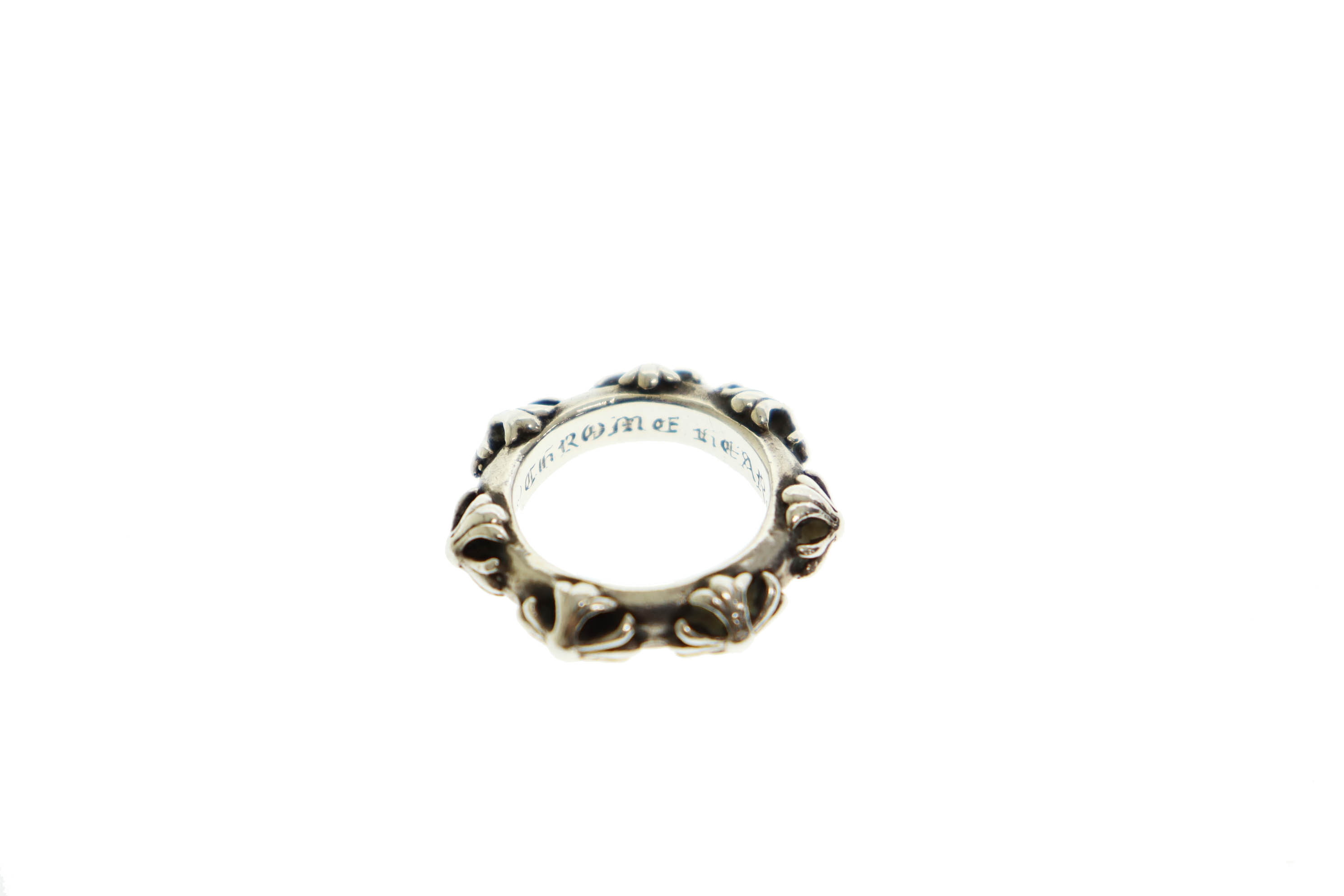 CHROME HEARTS クロムハーツ クロスバンド リング SV925 CHROME HEARTS クロムハーツ 名作 セメタリー クロス リング