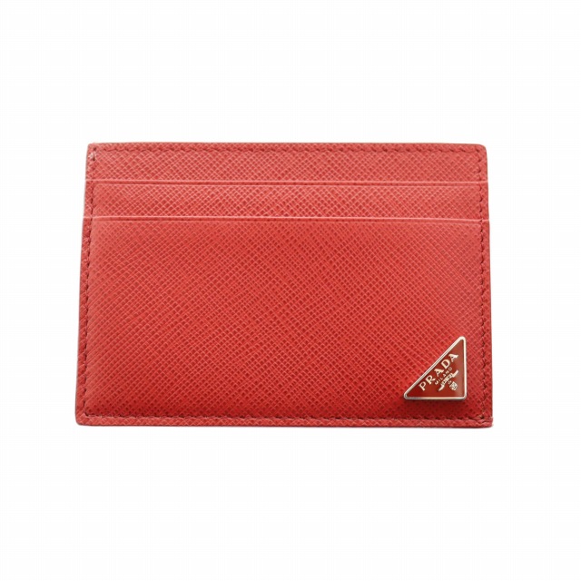 プラダ PRADA サフィアーノ レザー マネークリップ付 カードケース  