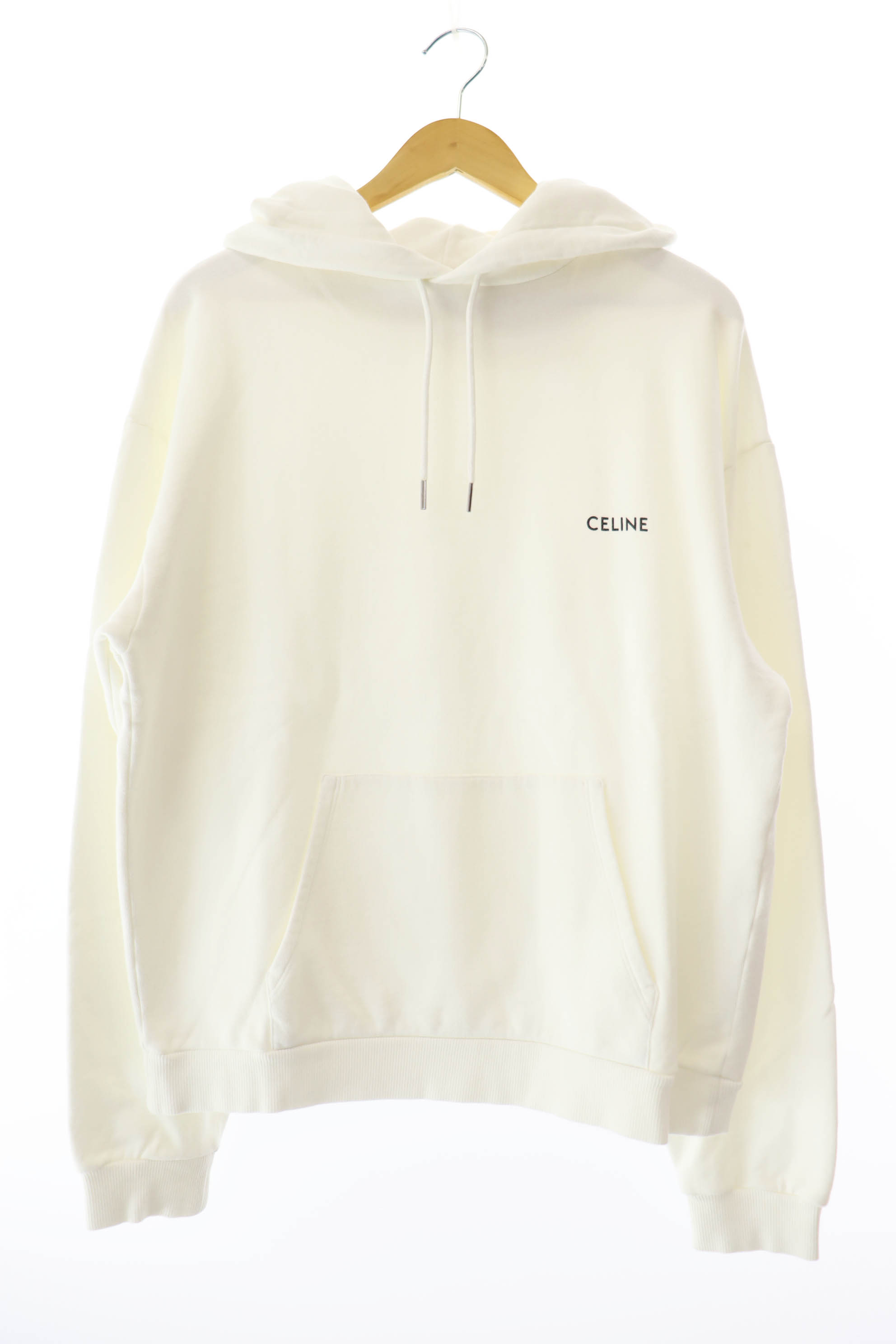 セリーヌ CELINE 23SS ルーズフーディー ロゴ パーカー 2Y958670Q XL 