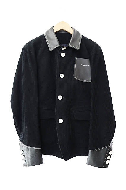 アンダーカバー UNDERCOVER 16AW レザー切替 コーデュロイ