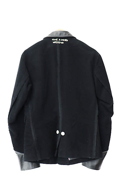 アンダーカバー UNDERCOVER 16AW レザー切替 コーデュロイ