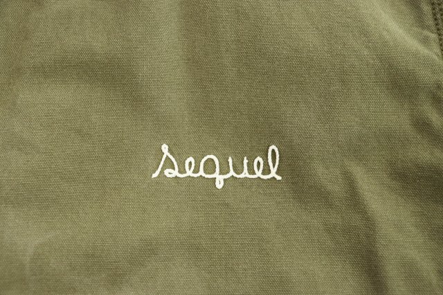 シークエル SEQUEL 24SS DUCK JACKET ロゴ刺繍 ダック
