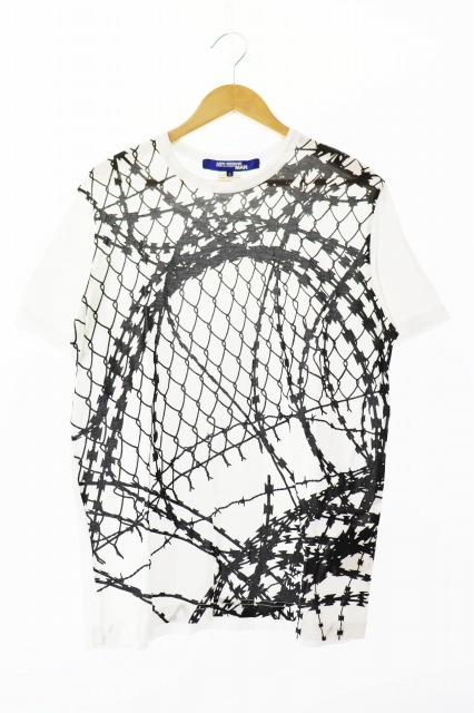 ジュンヤワタナベマン JUNYA WATANABE MAN 17SS 有刺鉄線 半袖Tシャツ 