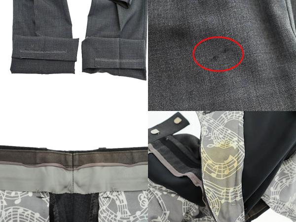 ナンバーナイン NUMBER (N)INE 音符 裏地 2B テーラード ジャケット