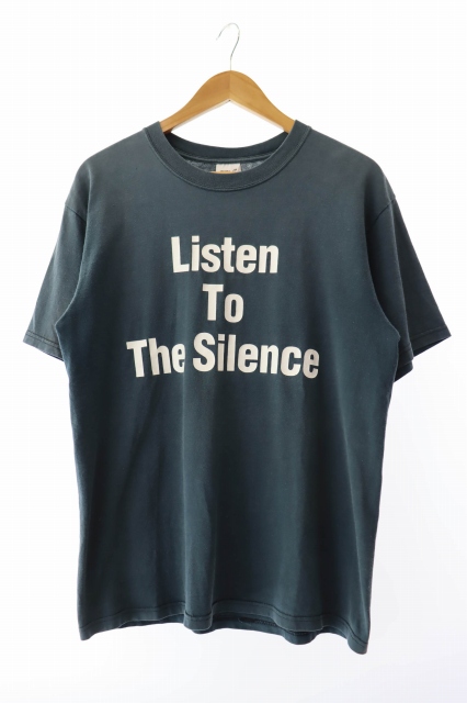 ナンバーナイン NUMBER (N)INE 00s LISTEN TO THE SILENCE T-SHIRT THE