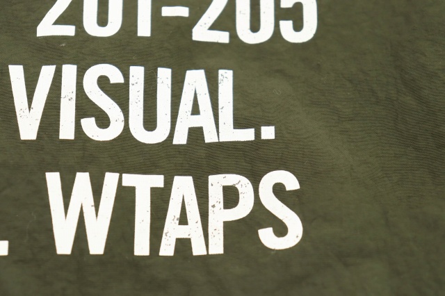ダブルタップス WTAPS 22SS SMOCK JACKET KHAKI ロゴ プリント