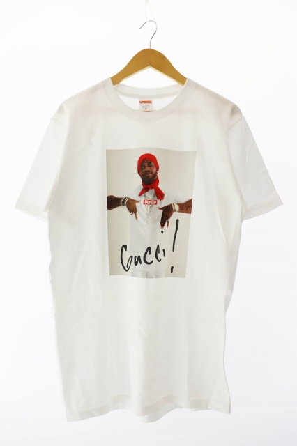 Supreme Gucci Mane Tee Grey シュプリーム グッチメイン 半袖 Supreme Gucci Mane Picture Tshirt FW16 Grey Size XL | eBay
