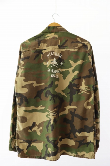 ヒステリックグラマー HYSTERIC GLAMOUR ミリタリー サファリ シャツ 