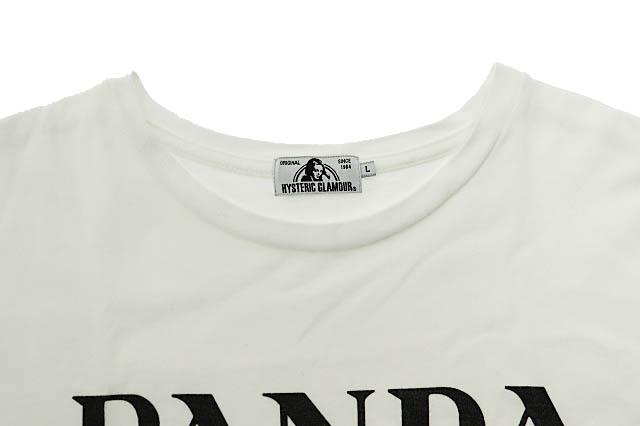 ヒステリックグラマー HYSTERIC GLAMOUR ×野口強 PANDA MANIA T-SHIRT