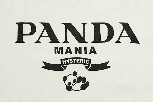 ヒステリックグラマー HYSTERIC GLAMOUR ×野口強 PANDA MANIA T-SHIRT