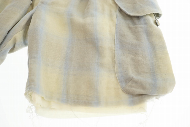 極美品♡トッカ　パールボタン付きパンツ 定番品】透けない白 2tuck Regular Model 【BCMG84-17】 WHITE