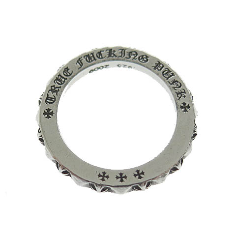 クロムハーツ CHROME HEARTS True fucking punk Ring CH Plus トゥルー 