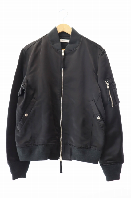 ノンネイティブ nonnative BOMBER JACKET C/N SATIN MA-1 ボンバー