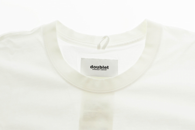 【中古】ダブレット doublet 19SS グラデーション ネオン エンブロイダリー 半袖 Tシャツ19SS27CS128 ☆AA★250828 ダブレット doublet 19SS GRADATION NEON EMBROIDERY T-SHIRT