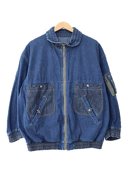 テンダーロイン TENDERLOIN 23SS DENIM HB MA-1 INDIGO ジップアップ 