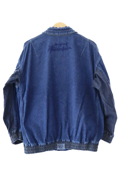 テンダーロイン TENDERLOIN 23SS DENIM HB MA-1 INDIGO ジップアップ 