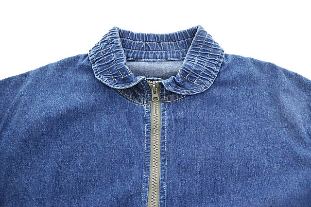 テンダーロイン TENDERLOIN 23SS DENIM HB MA-1 INDIGO ジップアップ