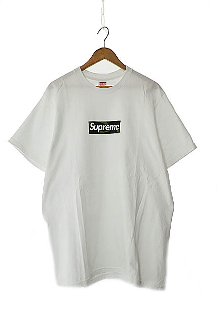 シュプリーム SUPREME 23AW Box Logo Tee White 迷彩 カモフラ 