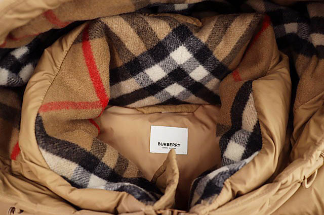 バーバリー BURBERRY Halsby ノバチェック フード ダウン ジャケット