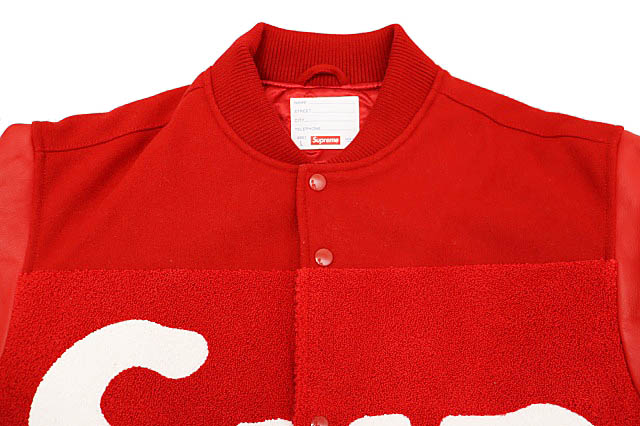 シュプリーム SUPREME 24SS Big Logo Chenille Varsity Jacket ビッグ