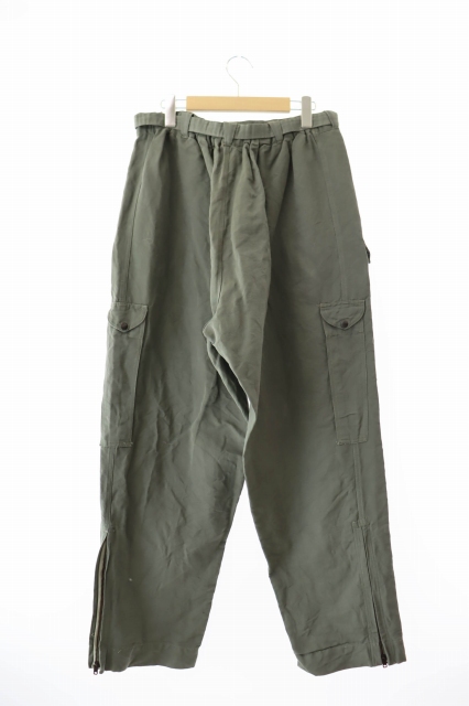 【中古】ヴィンテージ VINTAGE 60s Military ミリタリー イタリア軍 アビエイター パンツ カーキ 250818 ヴィンテージ VINTAGE 60s Military ミリタリー イタリア軍