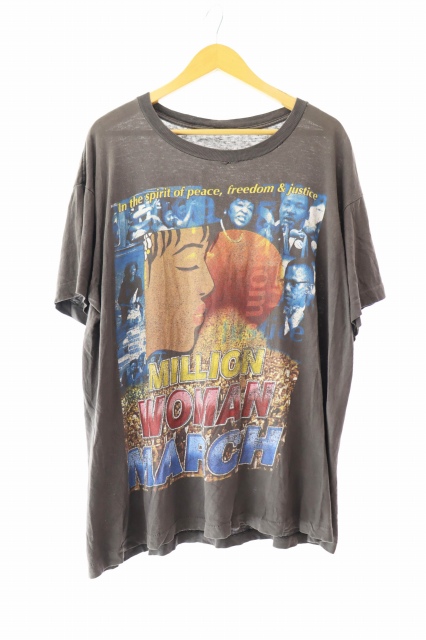 ヴィンテージ VINTAGE 90s MILLION WOMAN MARCH Tee ミリオン ウーマン
