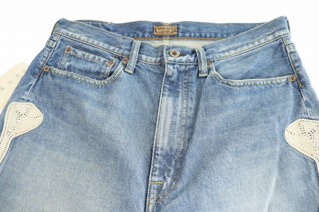 キャピタル kapital 14oz Skull Bone Denim Shorts 14オンス スカル 