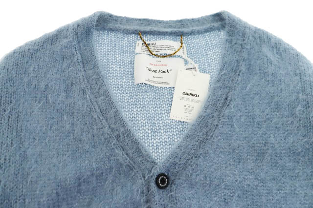 ダイリク DAIRIKU 21AW Molly Mohair Knit Cardigan モーリー モヘア 