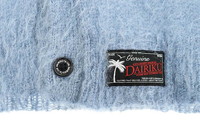 ダイリク DAIRIKU 21AW Molly Mohair Knit Cardigan モーリー